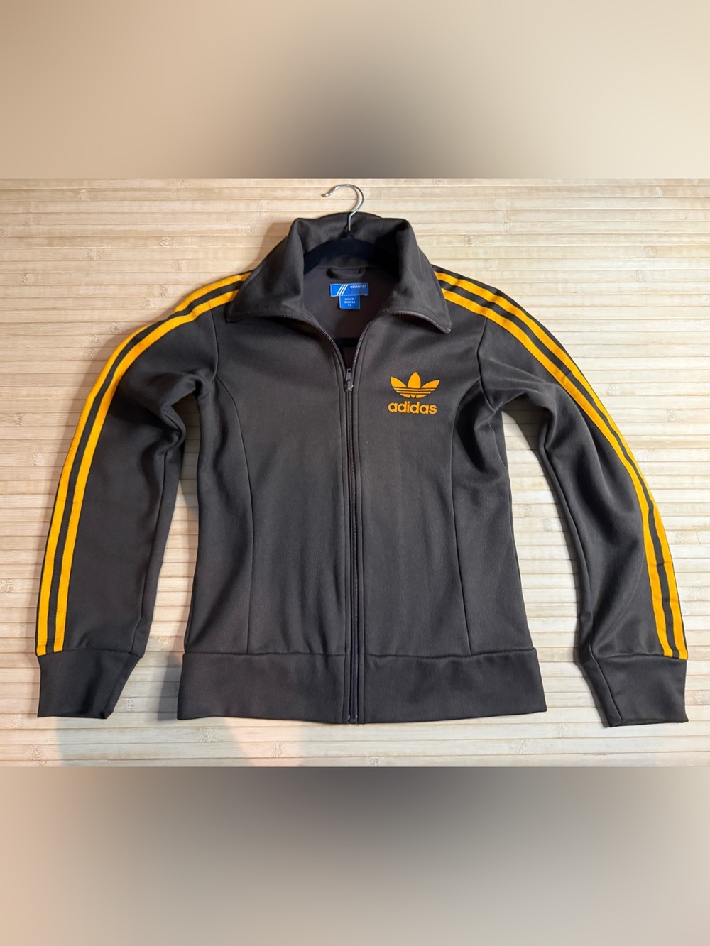 Vintage 2006 Adidas Firebird Track Jacket - Brown / Orange (Women’s XS)